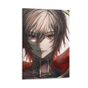 Code Geasse Lelouch of The Rebellion Posters ， Anime Decorative Wall Art Painting Canvas Poster Gifts. (32) Canvas Poster Bedroom Decor Sports Landscape Office Room Decor Gift Frames Ornaments Artistic Decoration Photo Print Frame-.