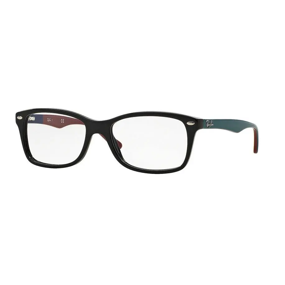 Ray-Ban Full Rim Plastic Frame Eyeglasses, RX5228-5544, Matte Black, Grey Lenses, 53mm Ray-Ban Full Rim Plastic Frame Eyeglasses, RX5228-5544, Matte Black, Grey Lenses, 53mm
