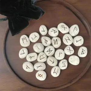 Ceramic Rune Set – Elder Futhark Divination Stones