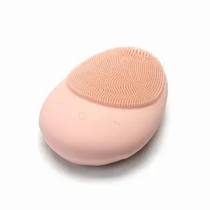Extra-Gentle Smooth Waterproof  Silicone Ultrasonic Facial Cleansing Brush Face Brushes for Cleansing Home Use Skin Care Tool