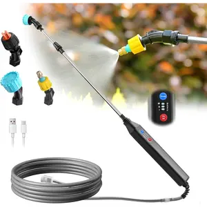 23.6"   Sprayer Wand, 2025 Upgraded Electric Sprayer Telescopic Wand with 3  Forces,  , 16.4FT Hose, 3 Mist Nozzles for Lawn and Garden