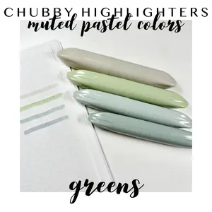 Chubby Highlighters - Greens Chubby Highlighters - Greens
