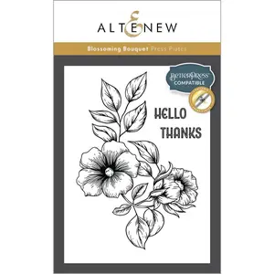 Blossoming Bouquet Press Plates/Foil Plates