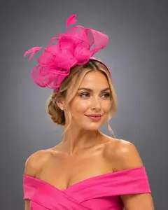 Hot Pink Fascinator - Kentucky Derby Hat