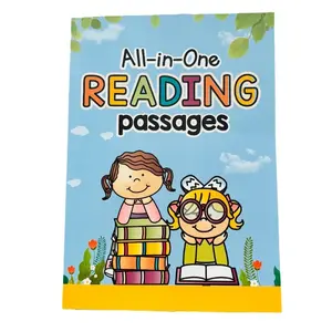 Hatwoo English Reading & Answer Book, All-in-One Reading Passages Reading Comprehension Tracing Practice Book, Answer Questions According to Short Stores