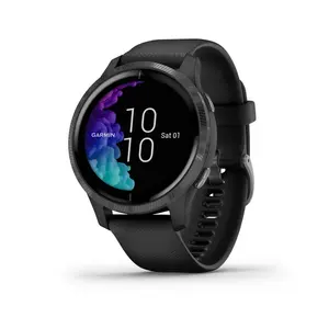 Garmin Venu Black with Slate Hardware Garmin Venu Black with Slate Hardware