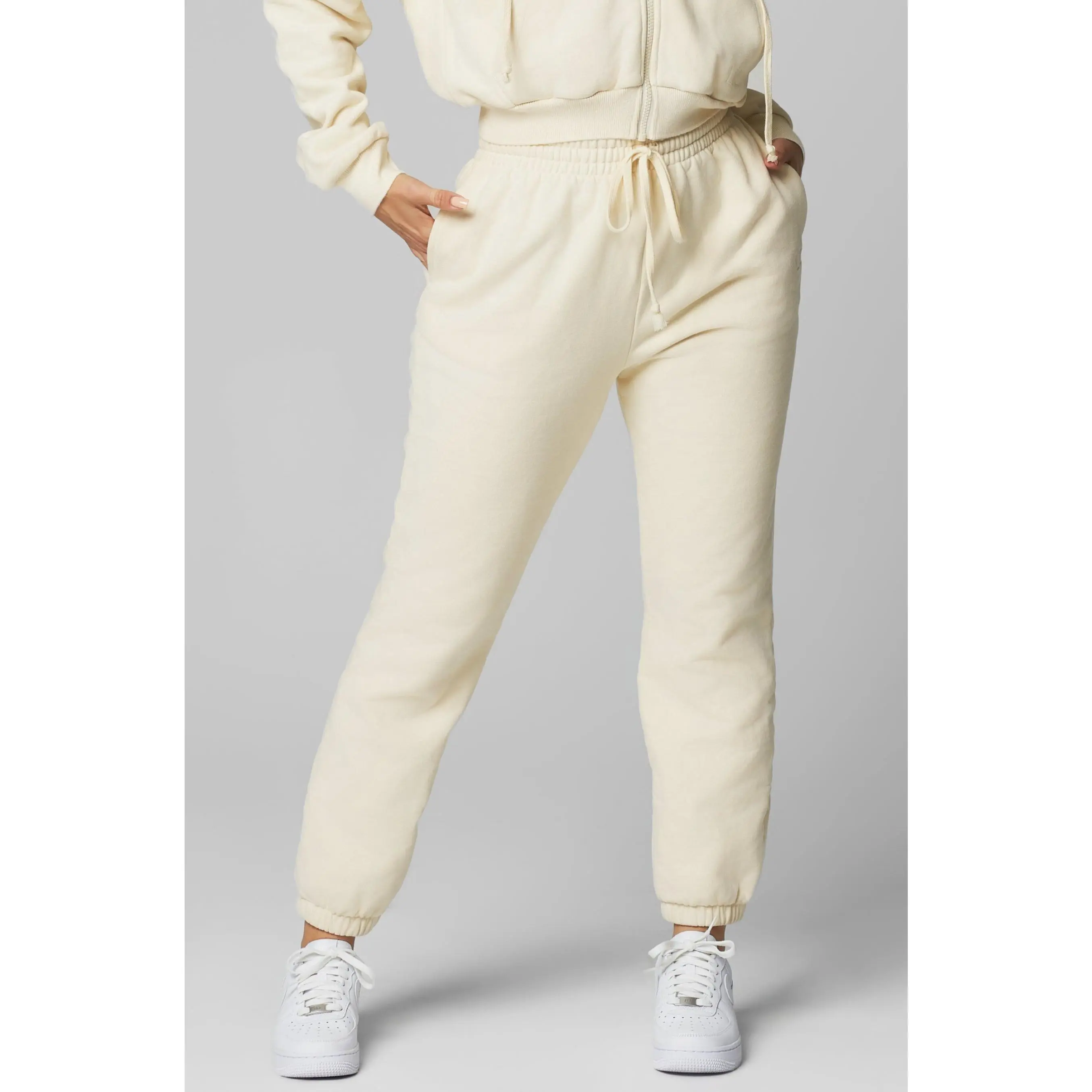 Cream Heavy Cotton Sweatpant
