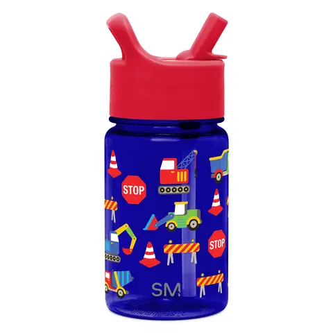 Simple Modern Kids Summit Plastic Water Bottle with Leak Proof Straw Lid 12oz - BPA-Free, Reusable, Durable for Toddlers