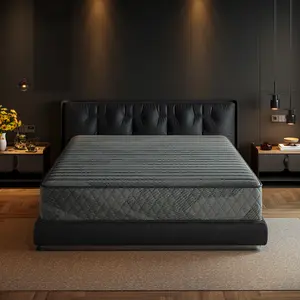 8/10/12 Inch Twin Full Queen King Mattress Memory Foam And Spring Hybrid MattressMedium Firmness Silent motion breathable design and individually pocketed springs Memory foam mattress