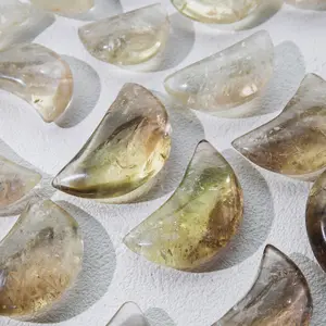 Natural Crystal Smoky Citrine Moon