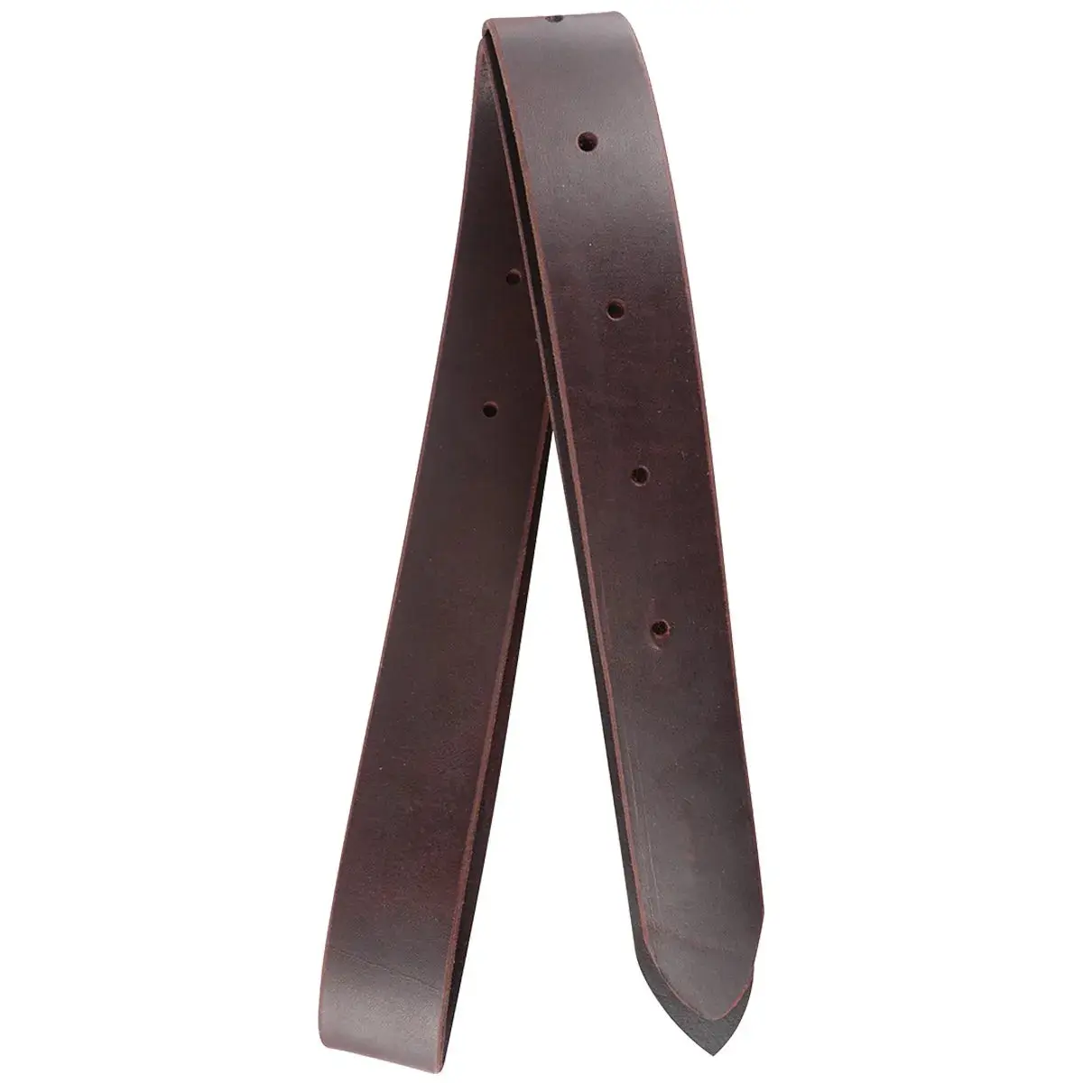 Martin Saddlery Offside Latigo - Premium Low-Stretch Leather Horse Cinch Strap - Made in USA - Pre-Punched Holes 1 3/4" Thick Granbury