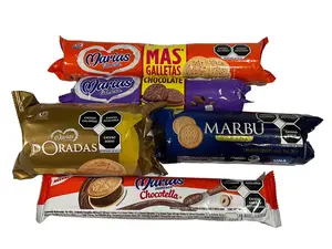 Marias Gamesa Cookies Roll contains 144 grams 3 packs or a Bundle of 2 Classics and 2 Chocolate or Marias Chocotellas