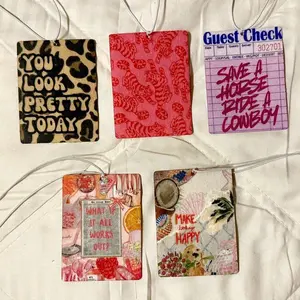 Preppy Girl Air Fresheners - Custom Air Freshener - Choose Your Scent