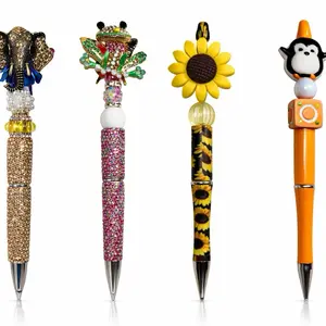 Custom Pens with Unique Designs Featuring Elephant Butterfly Sunflower and Penguin Styles for Personalized Writing
