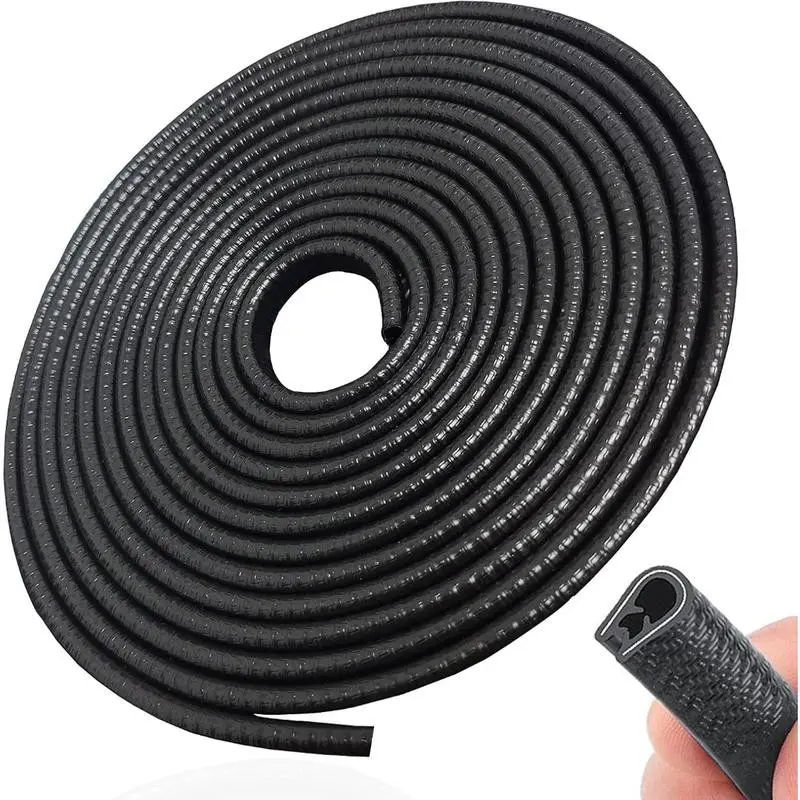 10m Black Rubber T-Style Wheel Arch Trim Seal – Universal Fit For Trucks & SUVs