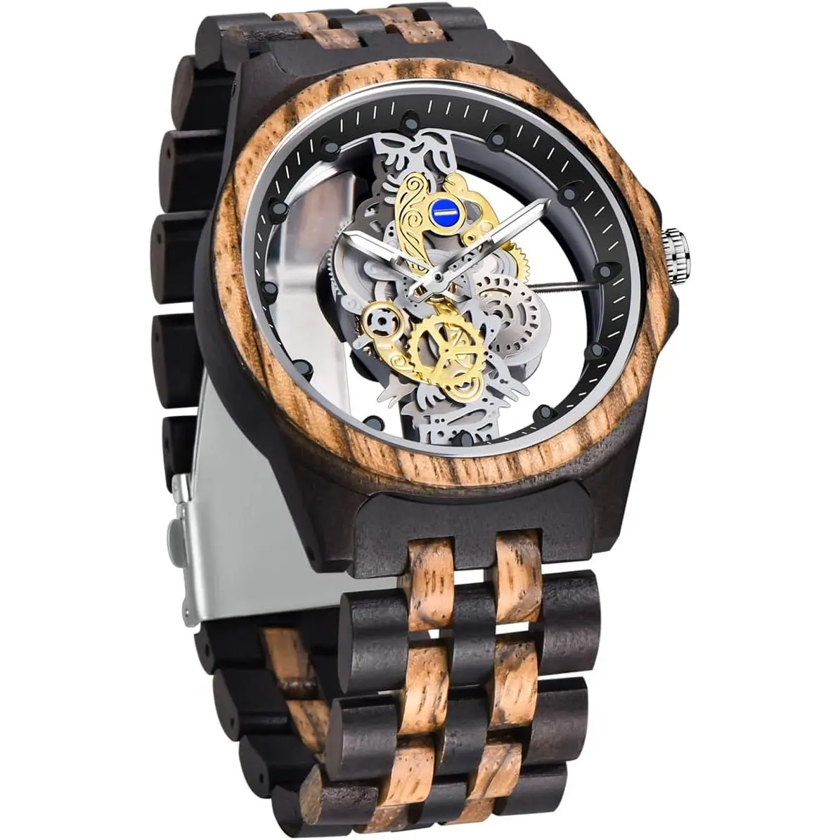 Men's Wooden Watch Lightweight Wooden Mens Watches Analog Quartz  Watches for Men