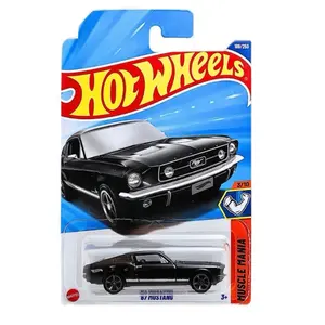 Hot Wheels 67 Mustang Black Muscle Mania Series 198/250 Collectible Die-Cast Car Toy Model 3/10