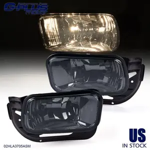 Fit For 09-12 Dodge Ram 1500 10-18 2500 3500 Smoked Bumper Fog Lights Lamps