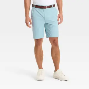 All In Motion Men's 8" Golf Shorts - Quick-Dry UPF 50+ Performance Athletic Shorts with 4-Way Stretch & Zippered Pockets