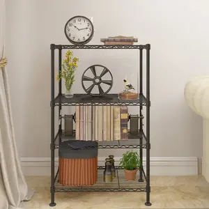 Karl Home 4-Tier Industrial Welded Wire Shelving Unit