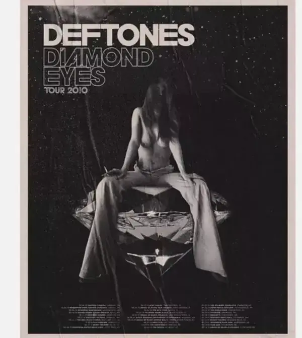 Deftone diamond eyes tour 2010 poster (Unframed)