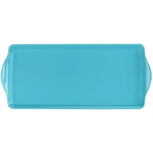 Reston Lloyd Melamine Plastic Tidbit Tray, BPA-Free, Food Safe, Multipurpose Platter Serving Tray, Bathroom/Table Organizer