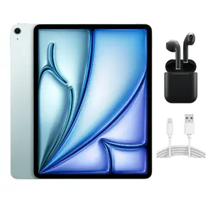 Refurbished Apple iPad Air 11 inch M3 (2025) (WiFi)-Excellent Condition with Wireless Earbuds & 1 Year Warranty