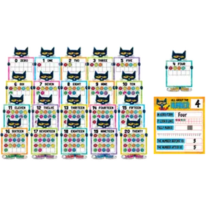 Pete the Cat Numbers 0-20 Bulletin Board