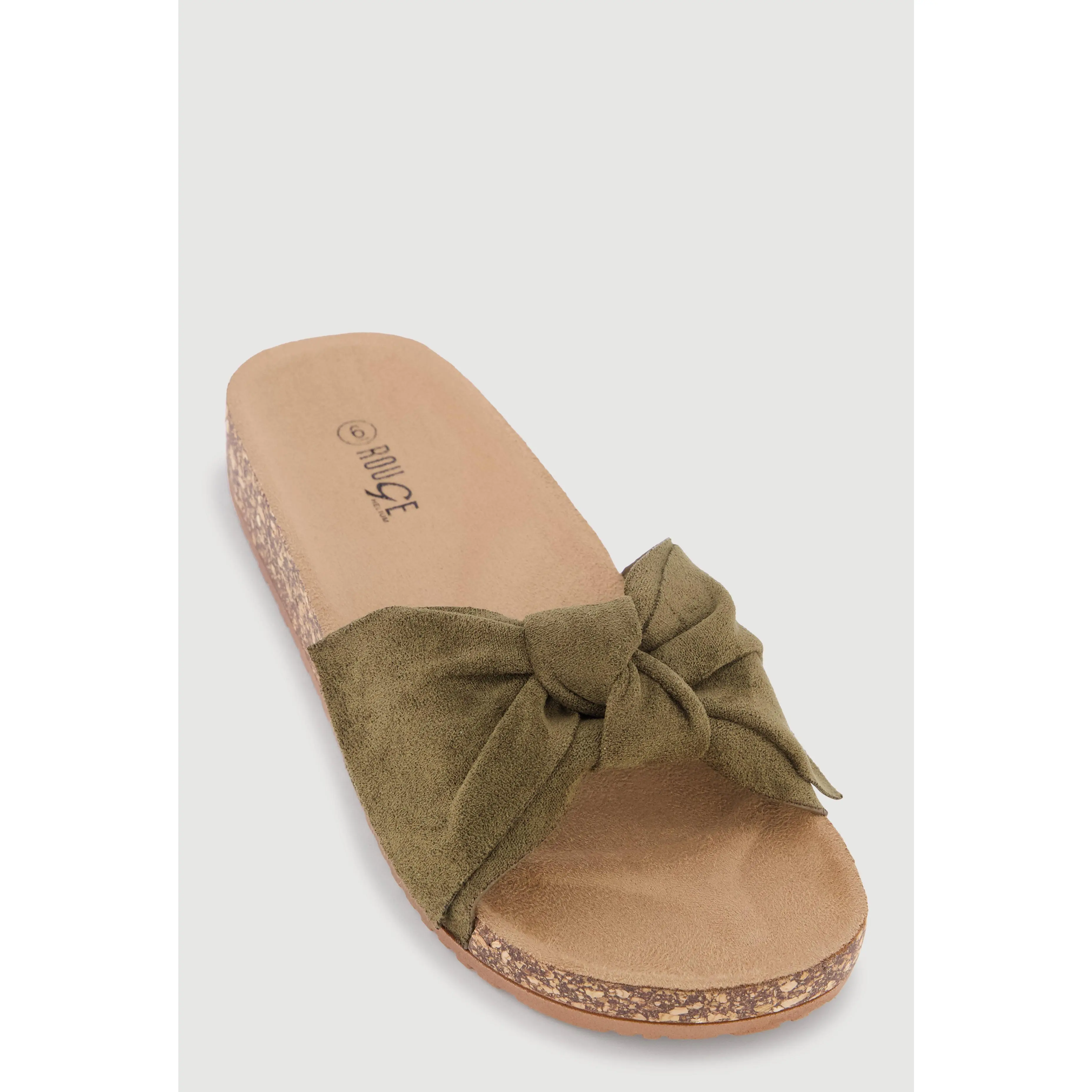Bow Band Footbed Sandals