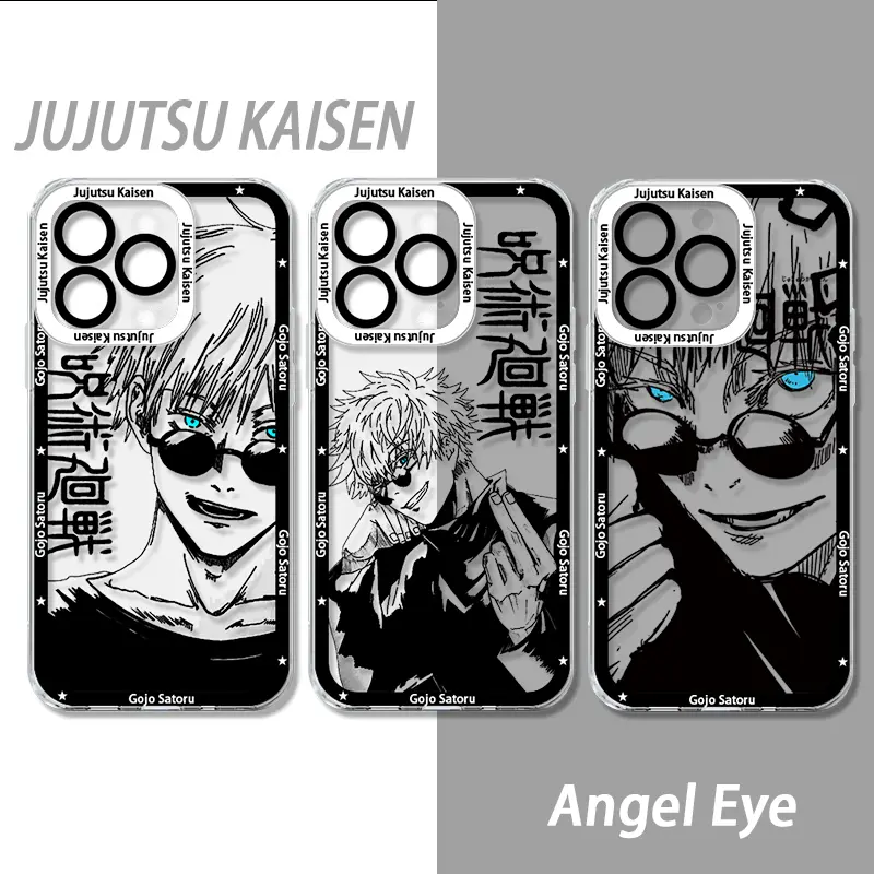 Gojo Satoru Jujutsu Kaisen Phone Case For iPhone 18 17 16 15 14 13 12 11 - Personalized Aesthetic Design Shockproof Phone Case: Your Perfect Blend of Style and Safety!