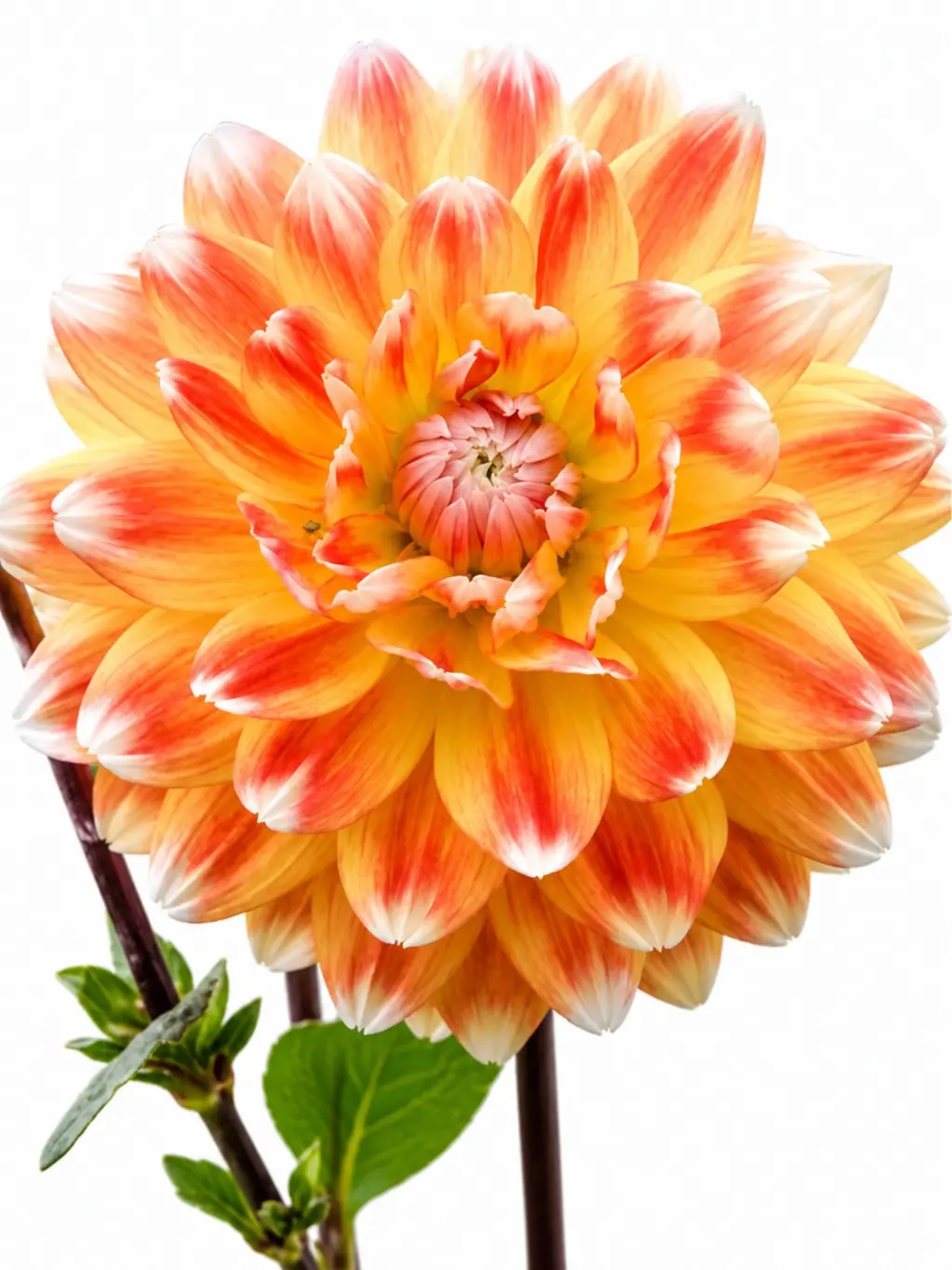 Peaches & Cream Dahlia Tubers (3-Pack) – Stunning Bi-Color Summer Blooms – Decorative Garden Flower Bulbs for Beds, Borders & Containers