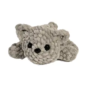Custom Cat Crochet Amigurumi Handheld Plush