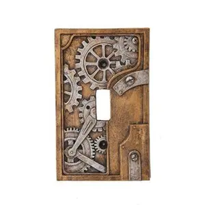 Steampunk Light Switch Plate