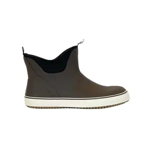 Ankle Matte Brown Men's Rain Boots