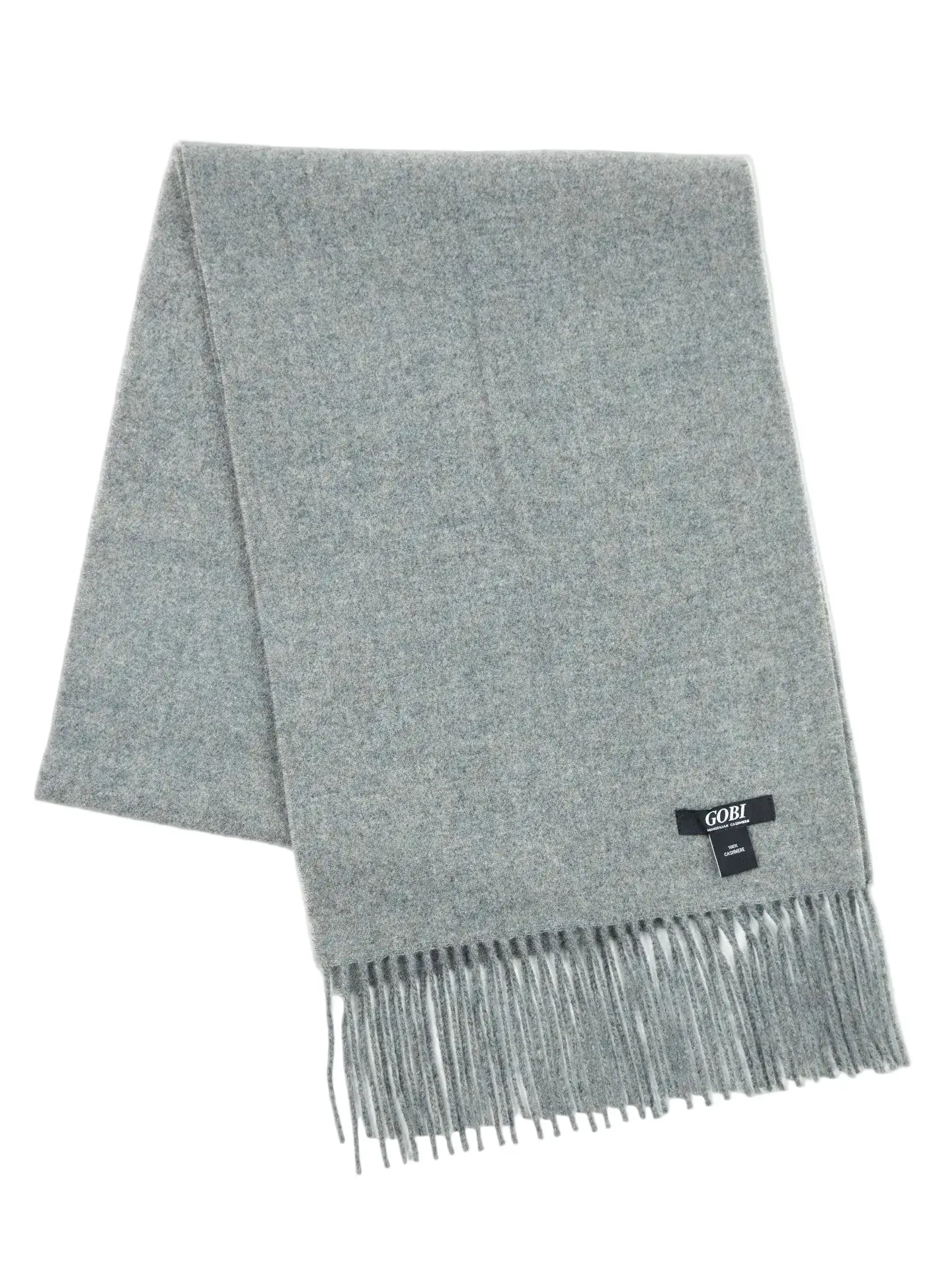 Premium Mongolian Cashmere Fringed Scarf - Lightweight & Warm