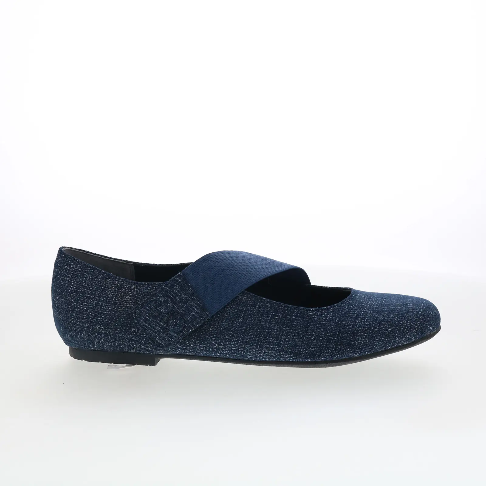 Ros Hommerson Danish 63001-4D Womens Blue Narrow Mary Jane Flats Shoes