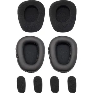 EPMC-B550XT Replacement Ear Pad Cushions and Microphone Windscreens Kit for Blueparrott B550-XT Headset