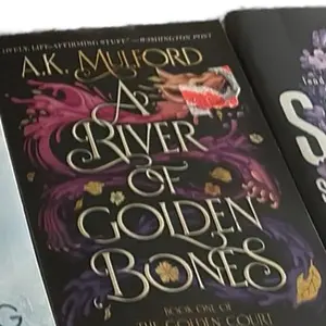 A.K. Mulford A River of Golden Bones Book One of The Golden Court Fantasy Novel with Sprayed Edges