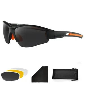 Swift- easy, interchangeable lenses  Each pair includes smoked, clear, and yellow anti-fog lenses, so you’re prepared for any lighting condition. Small snap levers on each temple make changing a breeze.