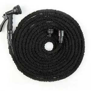 LUSQI 100FT Portable High Pressure Hose For Car Cleaning Home Garden Irrigation Spray Gun 7Water Spraying Functions Hose