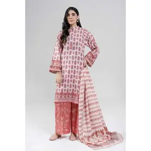 3PC Stitched Printed Lawn Suit | RTW-KLA-4039