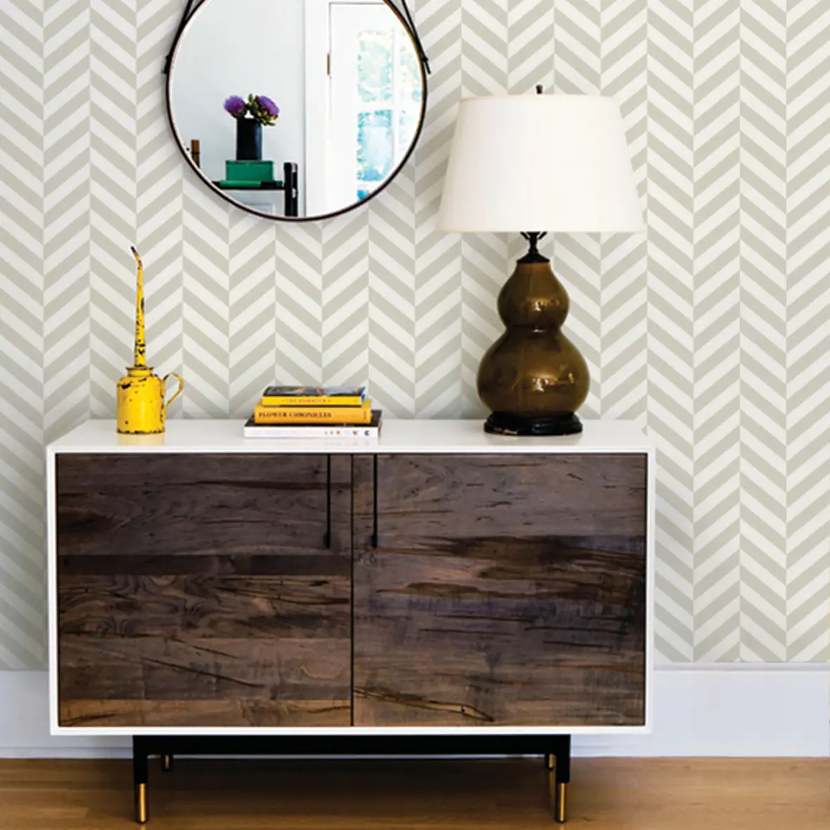 Herringbone Textured Peel-and-Stick Wallpaper - Solid Adhesion, Renter-Friendly, Reusable for Accent Wall, Ideal for Home Inspo, Room Art, DIY Room Makeovers, Textured Wallpaper