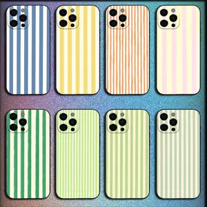Stylish Artistic Striped TPU Soft Smartphone Casing - Protective Black Handheld Accessory for iPhone 7,8 Plus,11,12,13,14,15,16,16E,17,Pro,Max,Mini,SE4 with Drop Protection
