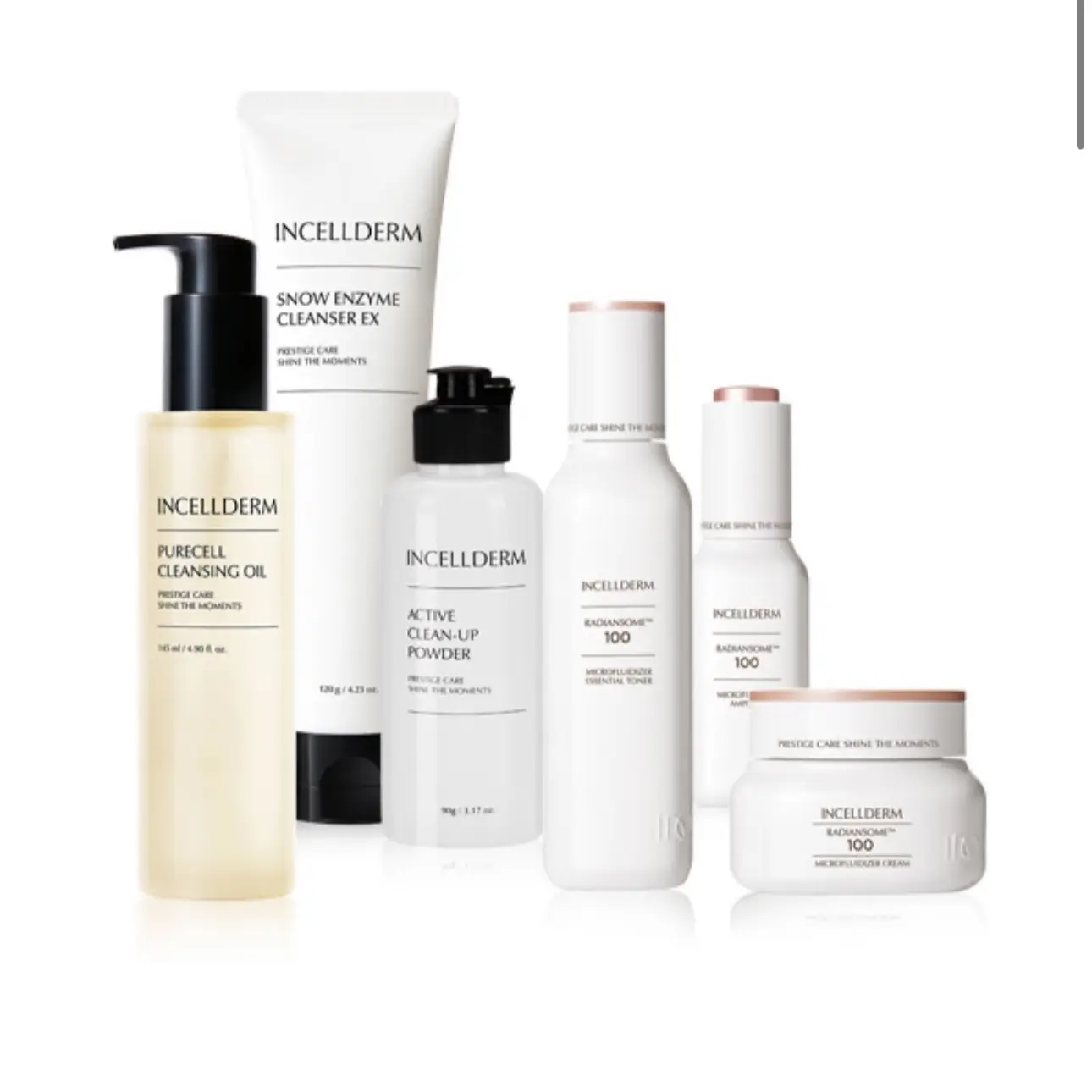 Radiansome 100 advanced skincare Line