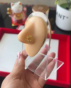 24K Flower Nose Stud