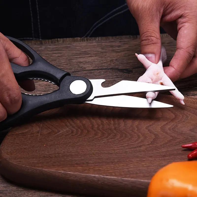 6-Piece Black Diamond Texture Kitchen Knife Set with Wooden Handle | Ultra Sharp Stainless Steel Chef Knives, Cleaver, Scissors & Peeler, Non-Stick Coating, Ideal for Home Cooking & Gifts