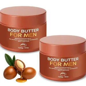 2-Pack Body Butter for Men, Body Cream for Men, Pheromone Scented Cream, Hydrates and Moisturizes to Enhance Attractiveness, Cream with All-Day Fragrance, 8Oz