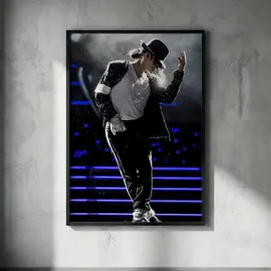 Unframe Michael Jackson Moonwalk Live Billie Jean Digital Art