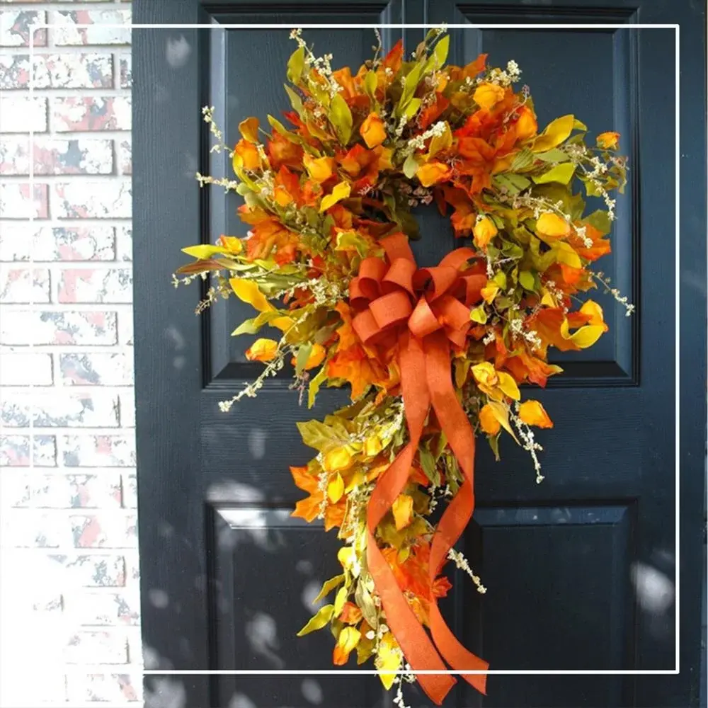 23 Inch Artificial Autumn Wreath
