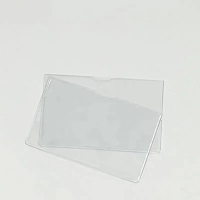 10pcs PVC Transparent Card Holder Set, ID Protection Case, ID Badge Holder, Bus Card Sleeve, Small Card Cover, Durable & Clear Card Protectors - TikTok Shop 10pcs PVC Transparent Card Holder Set, ID Protection Case, ID Badge Holder, Bus Card Sleeve, Small Card Cover, Durable & Clear Card Protectors - TikTok Shop